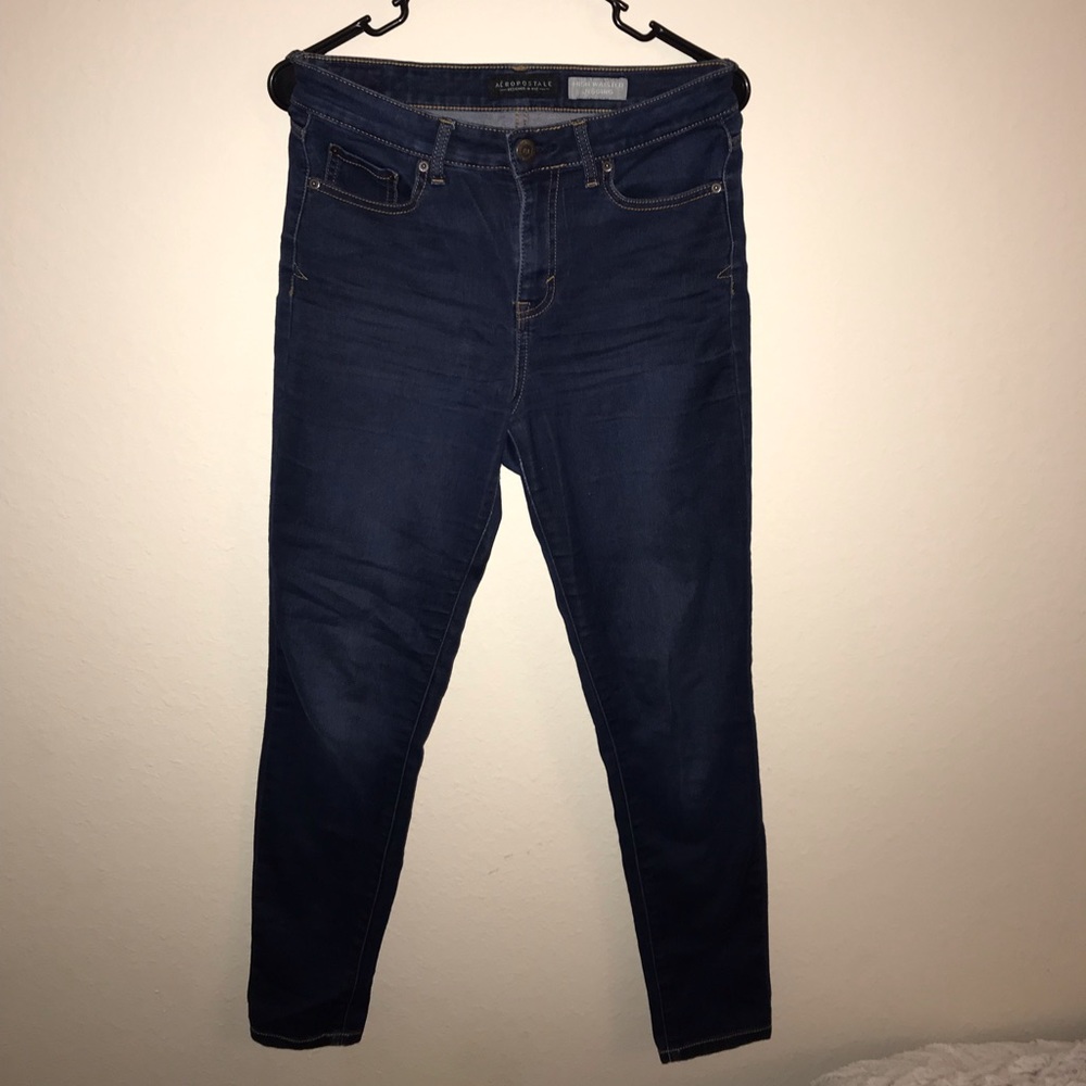 Aeropostale dark skinny jeans